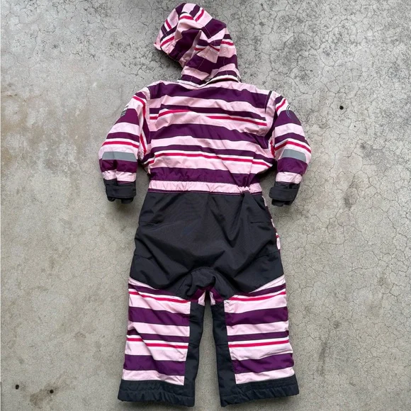 Helly Hansen Snowsuit size 2/92 preloved striped winter - Picture 2 of 9